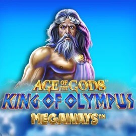 Age Of The Gods: King of Olympus Megaways logo – Slots by Origins at Flaksi Casino
