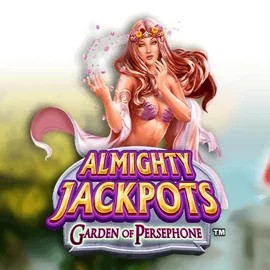 Almighty Jackpots: Garden of Persephone game by Novomatic – logo hosted on Flaksi Casino