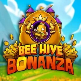 Logo of Bee Hive Bonanza from NetEnt at Flaksi Casino