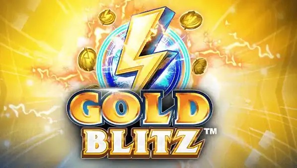 Gold Blitz online game logo by Fortune Factory Studios on flaksicasinos.fi