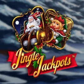 Jingle Jackpots logo by Dragon Gaming Flaksi Casino