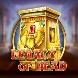 Legacy of Dead logo by Play'n GO at Flaksi CasinoLegacy of Dead