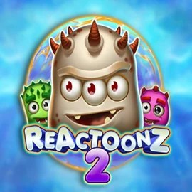 Reactoonz 2 by Play'n GO, showcased at flaksicasinos.fi – game logo