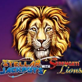Stellar Jackpots with Serengeti Lions logo by Lightning Box Game Flaksi Casino